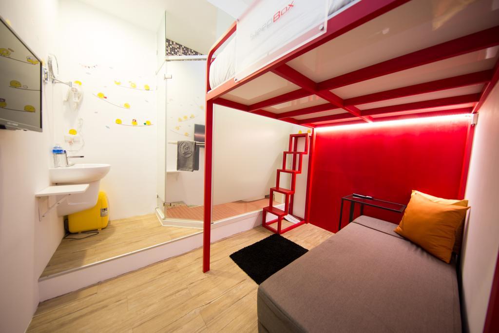 Sleepbox Hostel Taipei Exteriör bild
